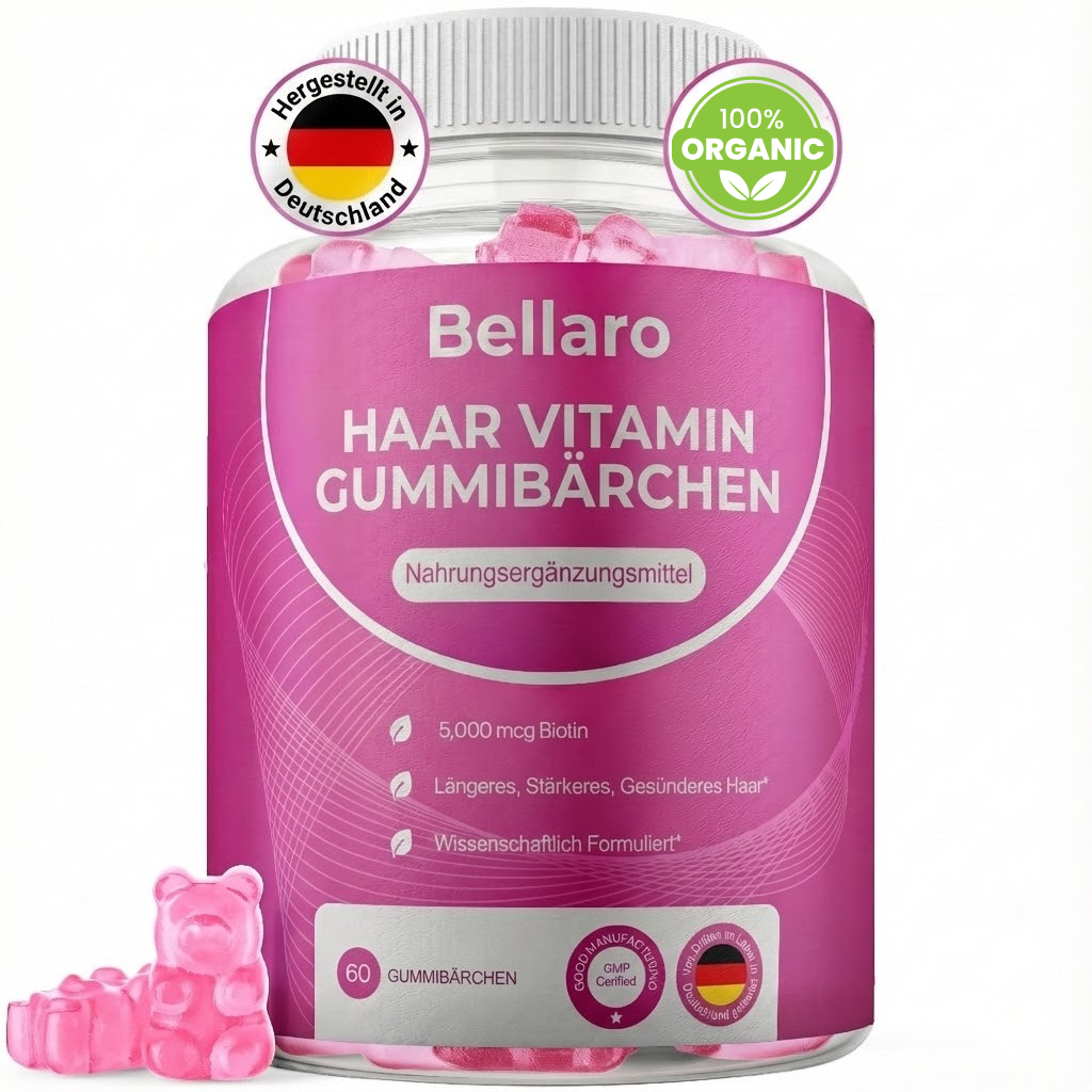 Bellaro Vitamin-Gummies für das Haarwachstum