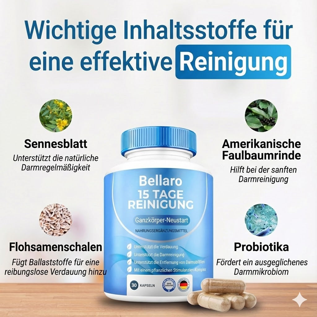 Bellaro 15-Tage Darmreinigungs-Kapseln