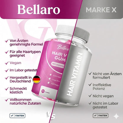 Bellaro Vitamin-Gummies für das Haarwachstum