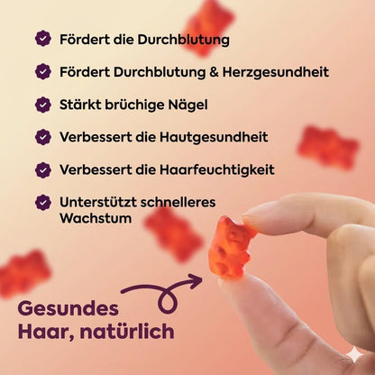 Bellaro Vitamin-Gummies für das Haarwachstum