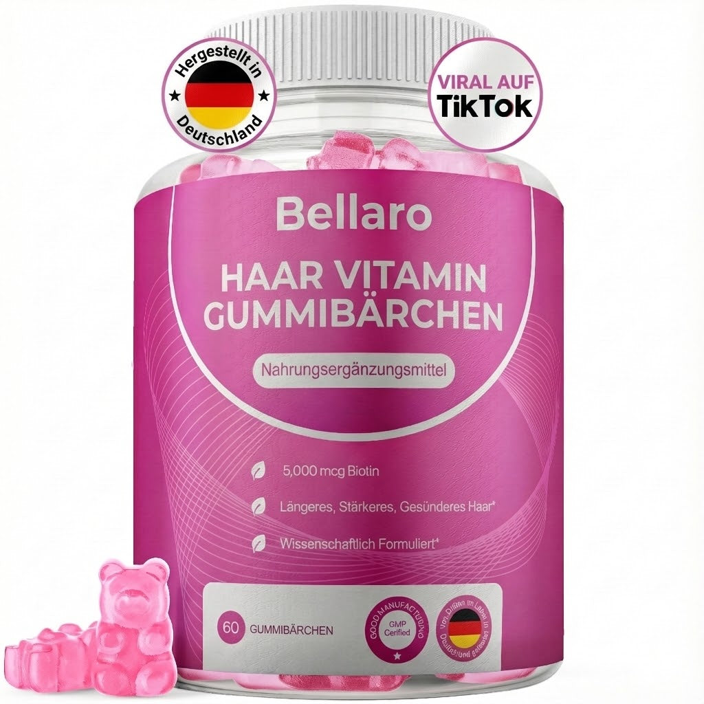 Bellaro Vitamin-Gummies für das Haarwachstum