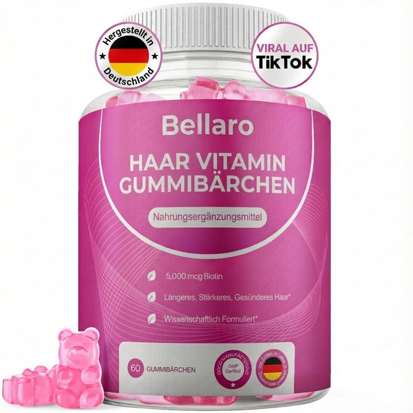 Bellaro Vitamin-Gummies für das Haarwachstum