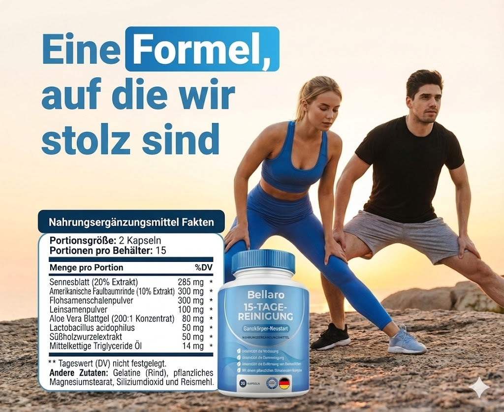 Bellaro 15-Tage Darmreinigungs-Kapseln