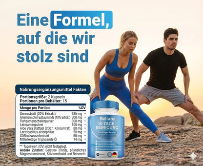 Bellaro 15-Tage Darmreinigungs-Kapseln